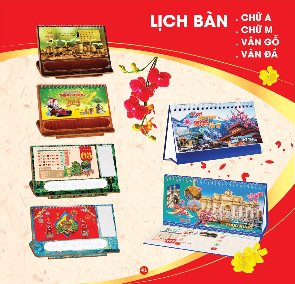 LỊCH BÀN