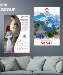 LỊCH LÒ XO 13 TỜ TÂM VIỆT GROUP