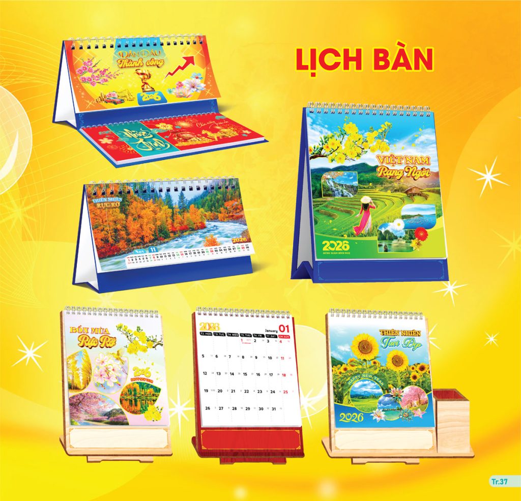 LỊCH BÀN