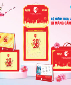 BỘ KHÁNH TREO, LỊCH BÀN XI MĂNG CẨM PHẢ