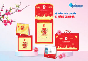 BỘ KHÁNH TREO, LỊCH BÀN XI MĂNG CẨM PHẢ
